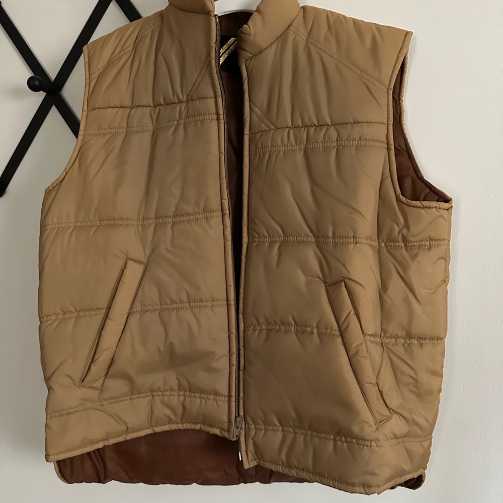 VINTAGE Sears Beige Outerwear Vest